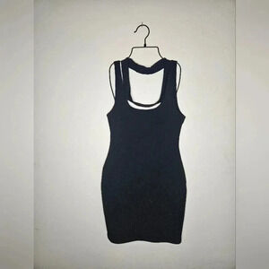 Camila Coelho Ribbed Tank Exposed Back Mini Dress Size Small NWT